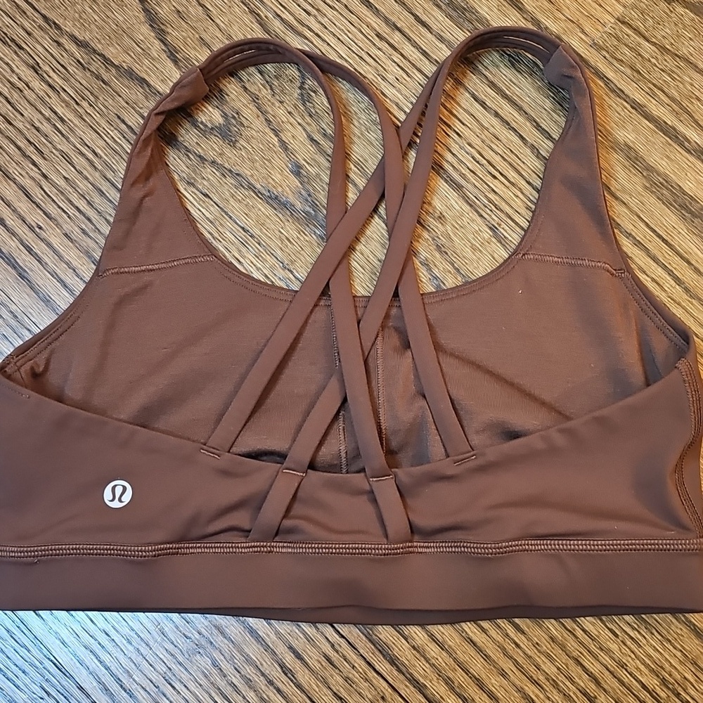 Lululemon Athletica Brown Strappy Sports Bra - Picture 3 of 5